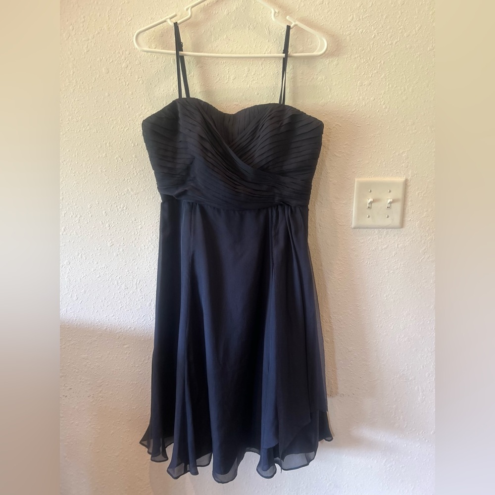 Coast Navy Silk Dress size 10 NWT